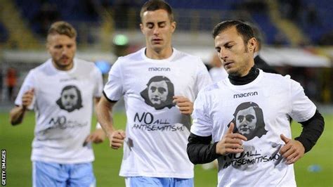 Lazio fined for anti-Semitic Anne Frank stickers against Roma - BBC Sport