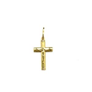 Pingente Ouro 18k Crucifixo Fosco Jota Joias Premium Desde 1 983