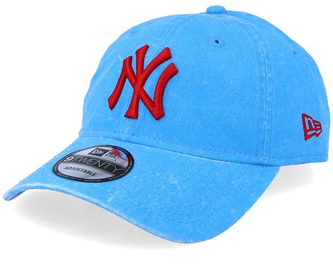 New York Yankees 9Twenty Washed Blue/Red Adjustable - New Era cap ...