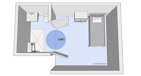 Wheelchair Accessible Bathrooms Floor Plans