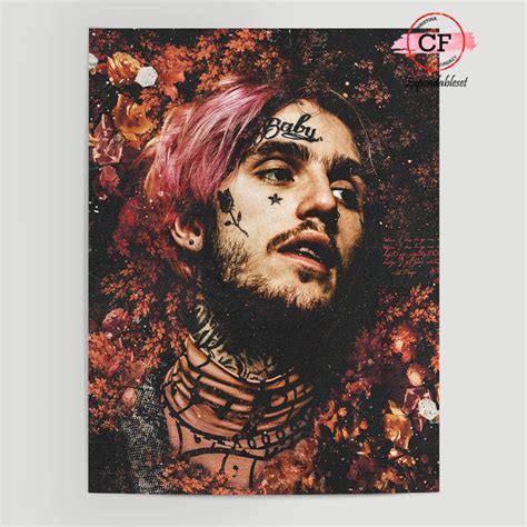 Lil Peep Poster Lil Peep Is Born Poster Lil Peep Art Poster Etsy