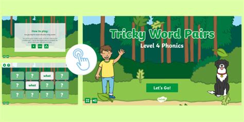 Phase 4 Tricky Word Game Primary Resources Teacher Made