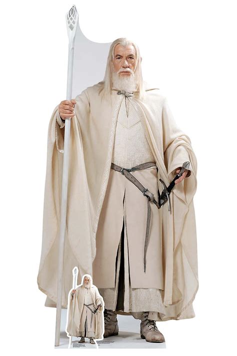 Gandalf the White from The Lord of the Rings Lifesize Cardboard Cutout ...