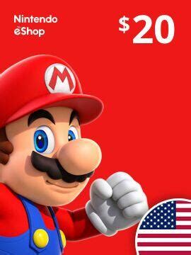 Buy Nintendo EShop Card 20 USD United States Nintendo CD Key K4G