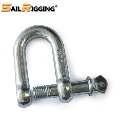 Open Forged Galvanized European Large Dee Shackles Shackles And Large