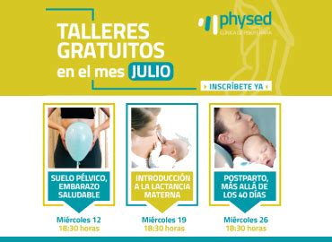 Cl Nica Clinica Physed Talleres Gratuitos Julio