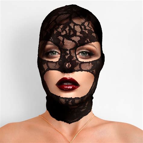 Bdsm Mask Fetish Mask Sexy Lace Mask Kinky Mask Etsy