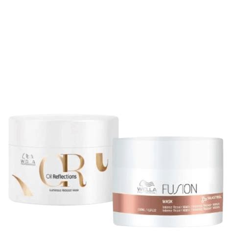 Kit Wella Professionals Fusion Oil Reflections Mask Dueto Beleza Na Web