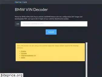 Classic bmw vin decoder - binaxre