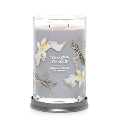 Oz Signature Large Tumbler Candle Smoked Vanilla Cashmere Yankee