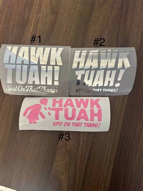 Hawk Tuah Sticker Spit On That Thang Etsy