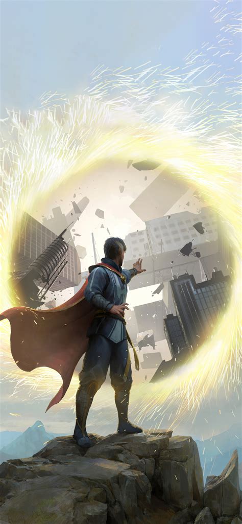 1242x2688 Doctor Strange Showdown 4k Iphone Xs Max Hd 4k Wallpapers