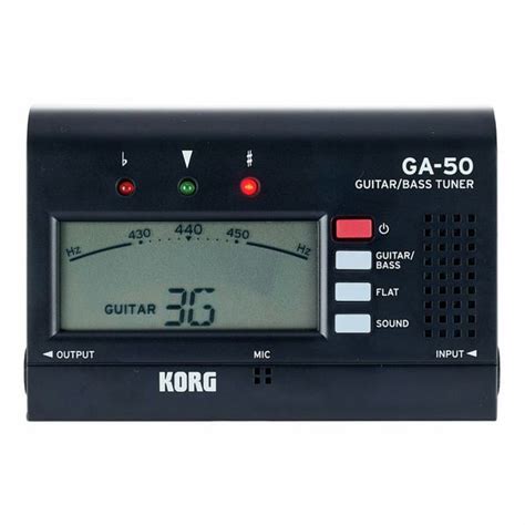 Korg Ga 50 Guitarbass Tuner Thomann United Kingdom