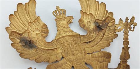 Ww Era Prussian Officers Pickelhaube Helmet Wappen Plate Sally Antiques