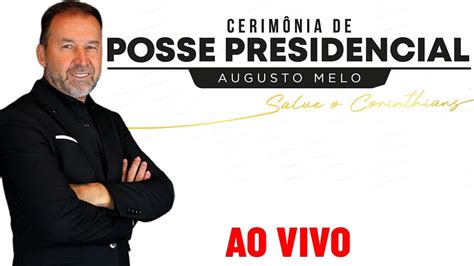 TRANSMISSÃO AO VIVO CERIMÔNIA DE POSSE PRESIDENCIAL AUGUSTO MELO