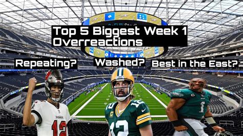 Week 1 NFL Overreactions YouTube