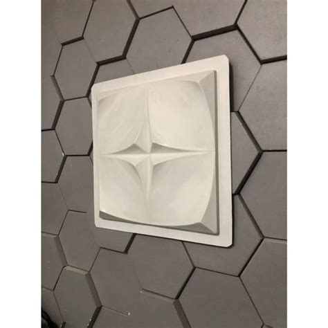 Forma De Gesso 3d ESTRELA 41X41 Abs 100 Virgem Molde Para Gesso