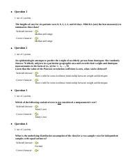 COH602 CHP QUIZ Answer 1 4 Docx Question 1 1 Out Of 1 Points