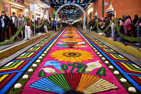 Tapetes De Huamantla Nueva Escuela Mexicana Digital