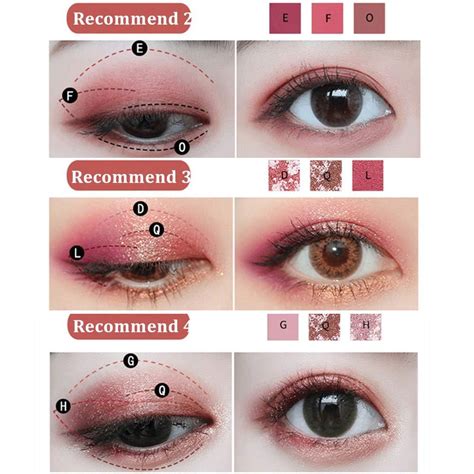 Anni Caiji Color Nude Eyeshadow Palette Pigmented Glitter Matte Shimmer Eyeshadows For