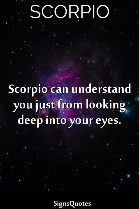 Scorpio Can Understand You Just From Looking Deep Into Your Eyes