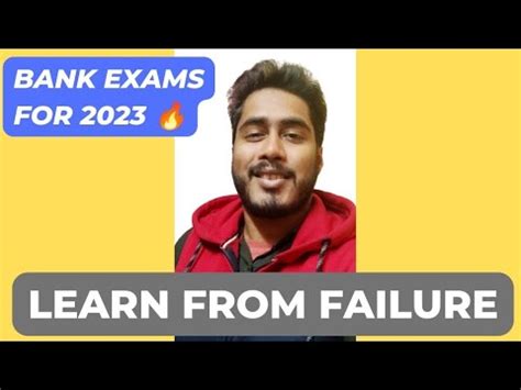 Learn From Failure For Banking Exam Preparation Bank Exams 2023 YouTube