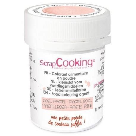 Colorant Artificiel En Poudre Rose Pastel 5g ScrapCooking MaSpatule