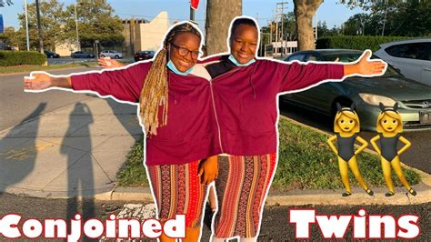 Conjoined Twins Challenge 24 Hourspublic Reaction Youtube