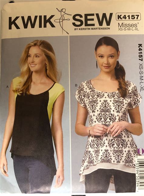 Free Shipping Kwik Sew Pattern K4157 Size Xs S M L Xl Misses Etsy