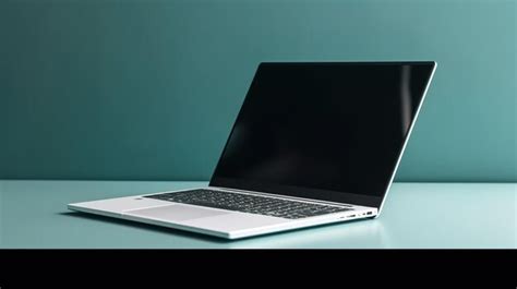 Premium AI Image | A laptop with a black screen