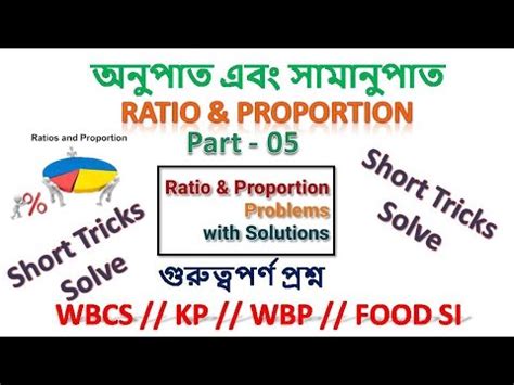 Ratio And Proportion Part Short Tricks Math