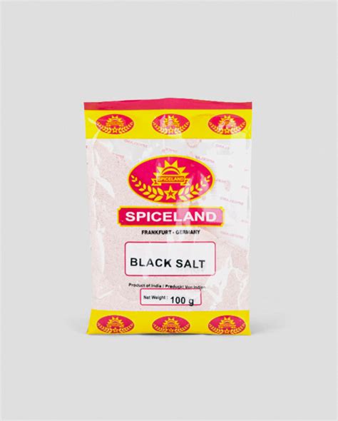 Spicelands Kala Namak Black Salt Powder 100g Spicelandsde