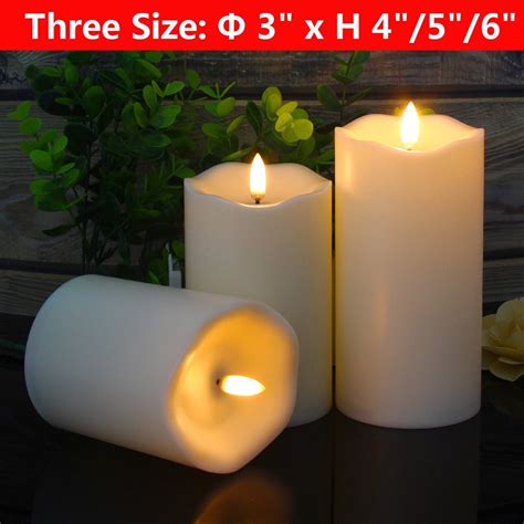 Flameless Candles Led Battery Operated With Remote Control Timer