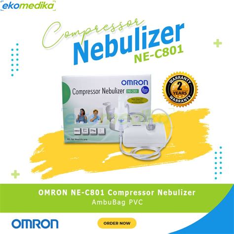 Jual Omron C801 Omron Compressor Nebulizer NE C 801 Kompresor Kit Alat