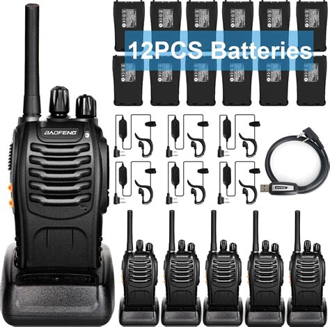 Amazon Baofeng Walkie Talkies For Adults Long Range Rechargeable