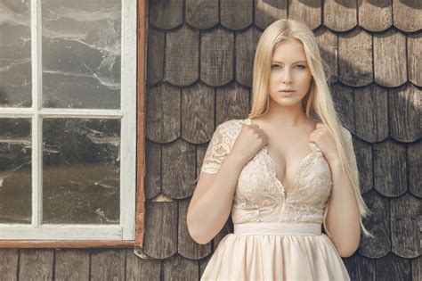 Wallpaper Face White Women Outdoors Px Model Blonde Window