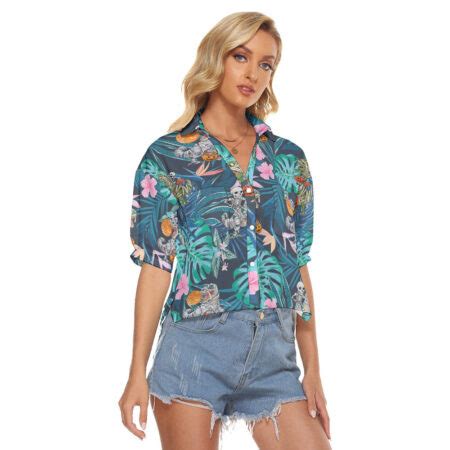 Amazing Santa Christmas Hawaiian Shirt For Women Vinco Hawaiian Shirts