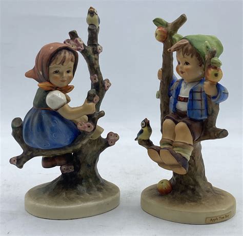 Hummel Goebel Apple Tree Girl And Boy Antique Price Guide Details Page