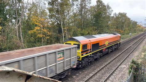 Class 59 Passing Andover 59203 Woking Down Yard To Merehead Quarry