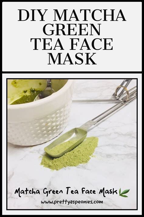 Matcha Green Tea Face Mask Green Tea Face Mask Easy Face Mask Diy