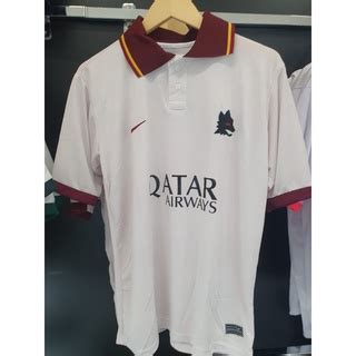 Camisa Nike De Time Roma Away Torcedor Nike Masculina Branco Vinho