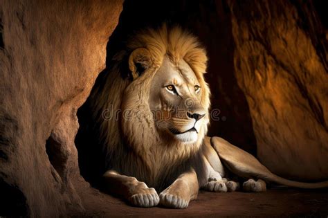 Lion Cave Clipart