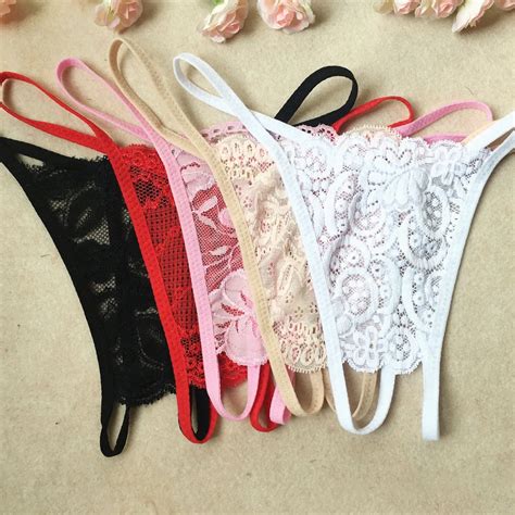 Aliexpress Buy Sexy Women Lingerie G String Thongs Lace Floral