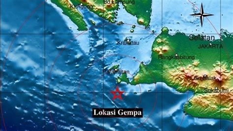 Gempa Guncang Banten Kamis April Baru Saja Guncangan Di Laut