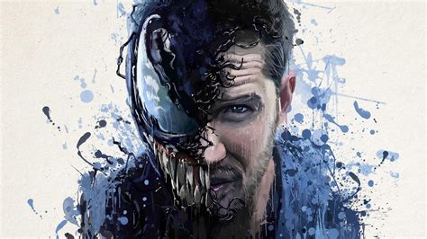 1366x768 Venom Movie Splash Art Laptop Hd Hd 4k Wallpapersimages