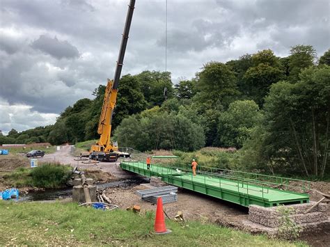 Two Groundforce Bridges Help Apl Construction Span Watercourse