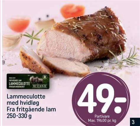 Lammeculotte Med Hvidl G Fra Fritg Ende Lam G Tilbud Hos Rema