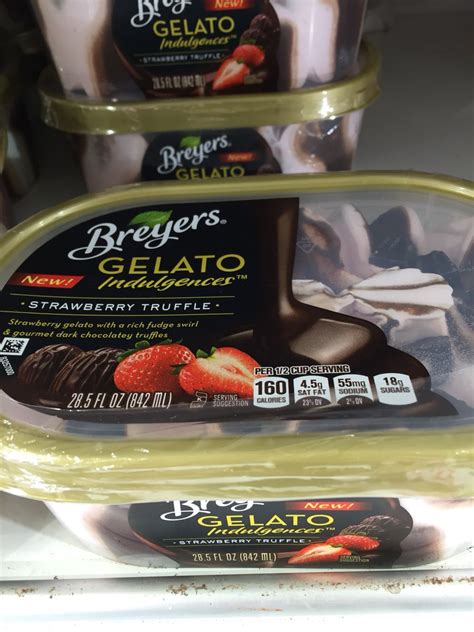 Breyers Strawberry Truffle Gelato This Lovely Flavor Was Discontinued