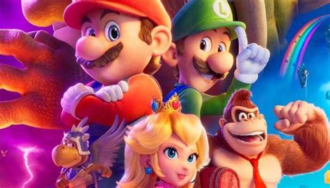 The Super Mario Bros Movie Poster Takes Us To The Mushroom Kingdom And