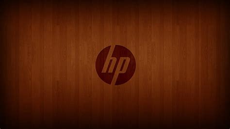 HD wallpaper: HP Wood, HP logo, Computers, communication, no people